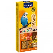 Vitakraft Kräcker® Mix + Honig / Orange / PopCorn Wellensittich 3St./80g (21239)