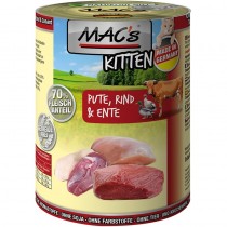 MAC's Cat 400g Dose Kitten Pute, Rind&Ente (00842)